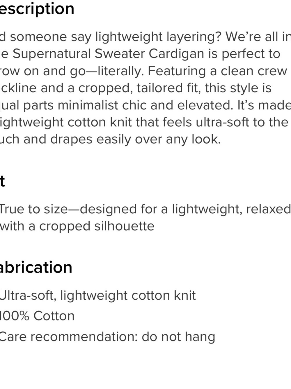 Alo Cardigan - Picture 9 of 9